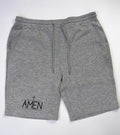 AMEN Heather Gray Sweat Shorts