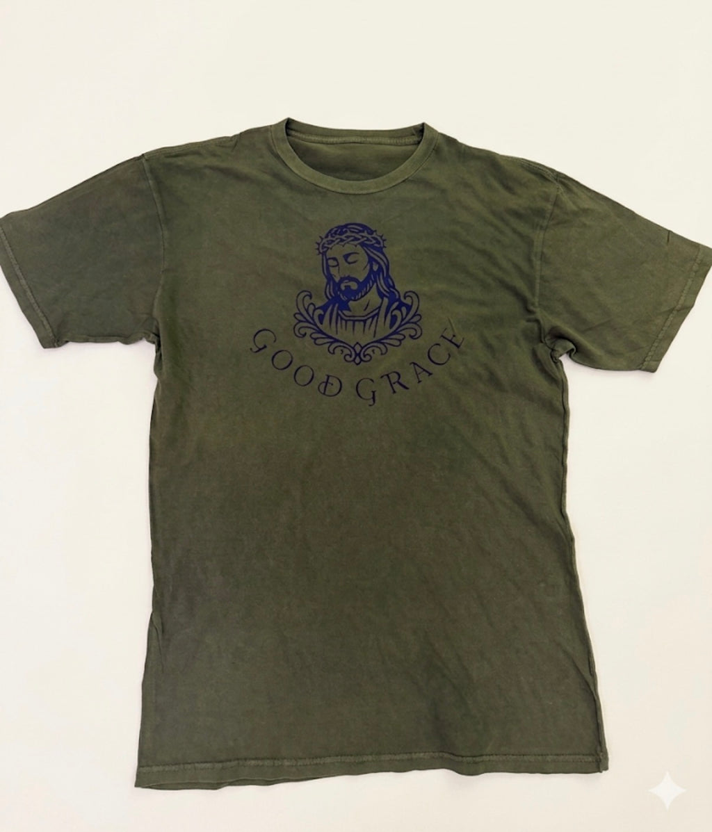 GOOD GRACE Vintage Washed Heavyweight Tee