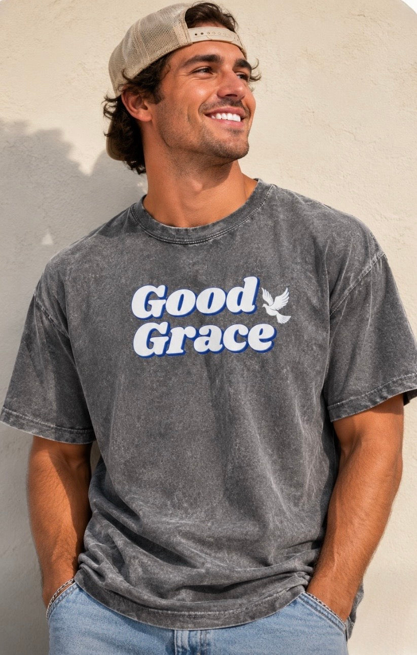 DOVE & GRACE vintage washed heavyweight Tee